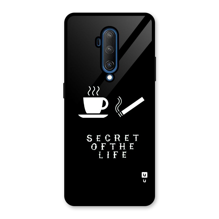 Secrate of Life Glass Back Case for OnePlus 7T Pro