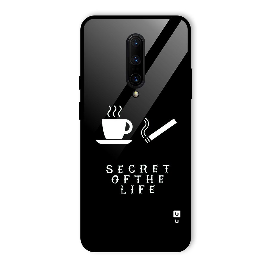 Secrate of Life Glass Back Case for OnePlus 7 Pro