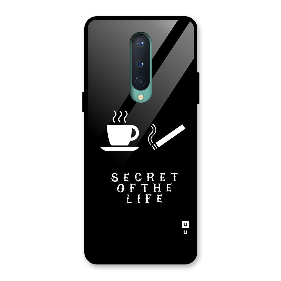 Secrate of Life Glass Back Case for OnePlus 8