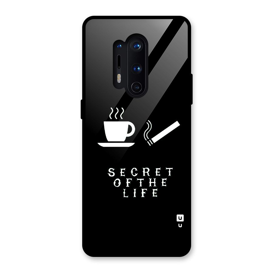 Secrate of Life Glass Back Case for OnePlus 8 Pro