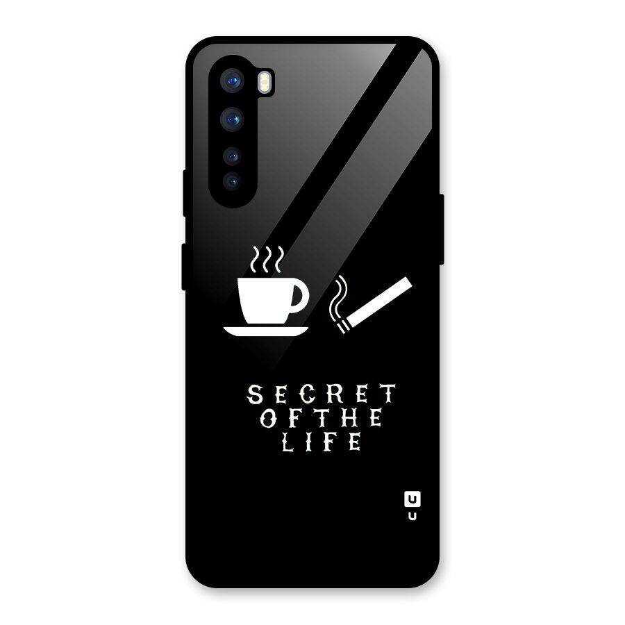 Secrate of Life Glass Back Case for OnePlus Nord