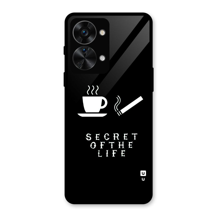 Secrate of Life Glass Back Case for OnePlus Nord 2T