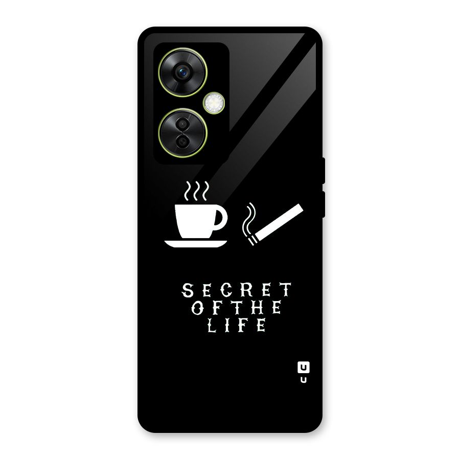 Secrate of Life Glass Back Case for OnePlus Nord CE 3 Lite