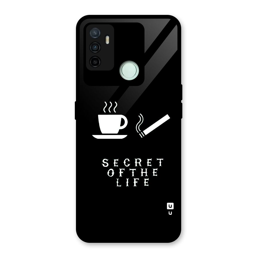 Secrate of Life Glass Back Case for Oppo A53
