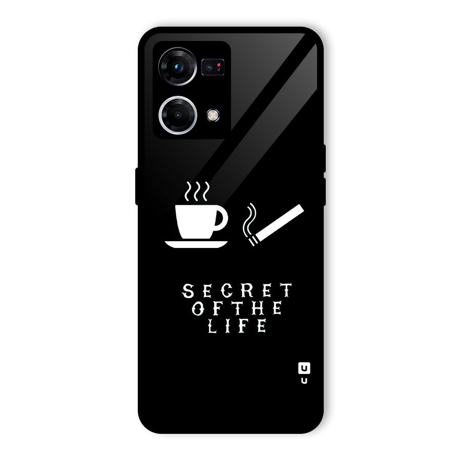 Secrate of Life Glass Back Case for Oppo F21s Pro 4G