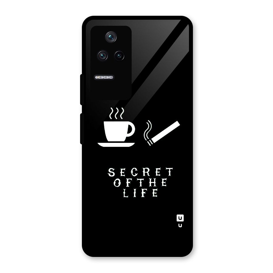 Secrate of Life Glass Back Case for Poco F4 5G