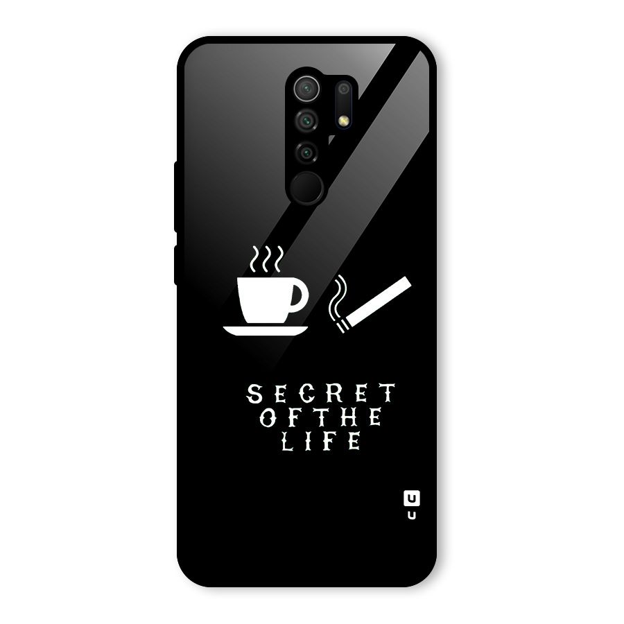 Secrate of Life Glass Back Case for Poco M2
