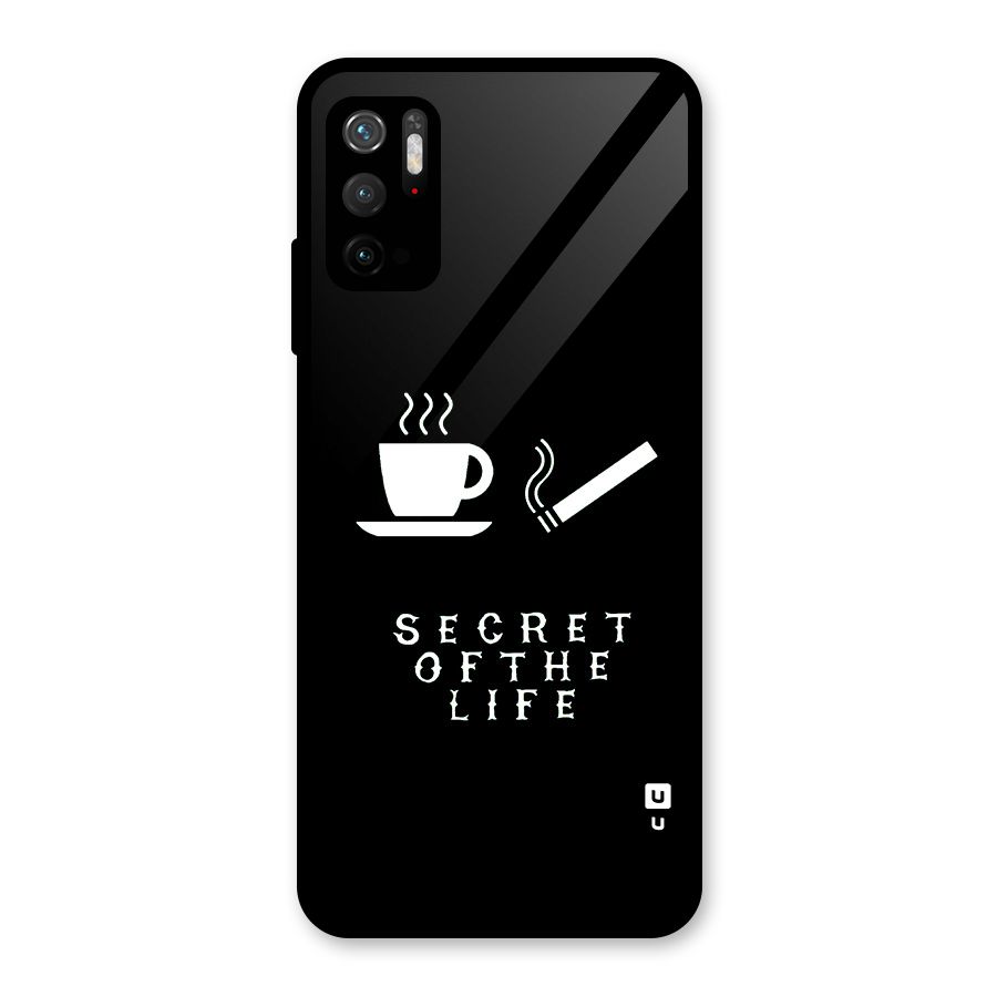 Secrate of Life Glass Back Case for Poco M3 Pro 5G