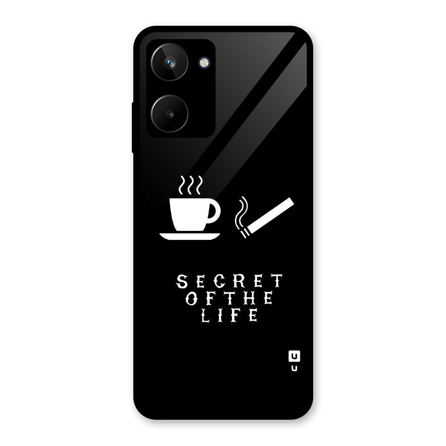 Secrate of Life Glass Back Case for Realme 10