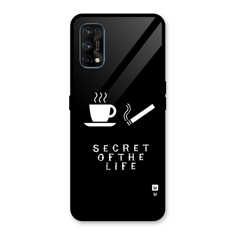 Secrate of Life Glass Back Case for Realme 7 Pro