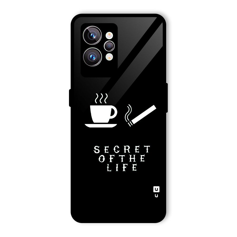Secrate of Life Glass Back Case for Realme GT2 Pro