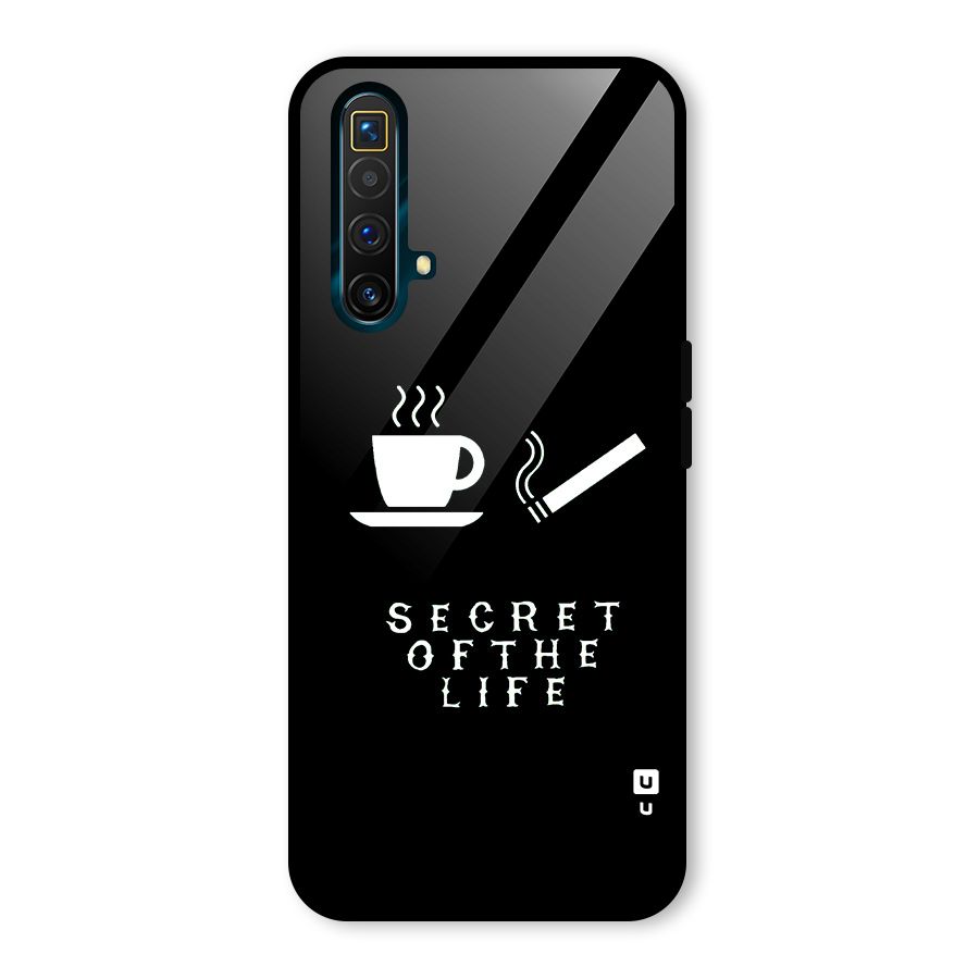 Secrate of Life Glass Back Case for Realme X3