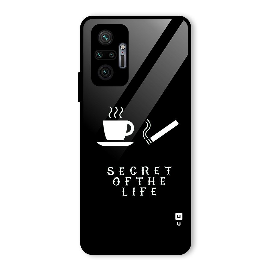 Secrate of Life Glass Back Case for Redmi Note 10 Pro