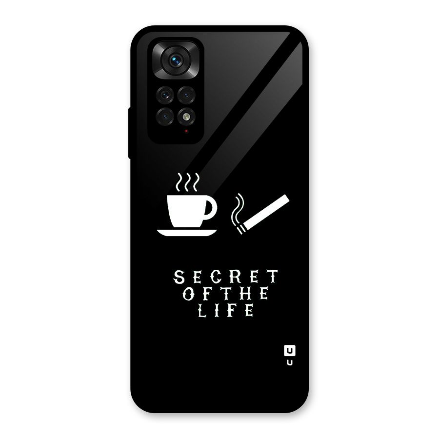 Secrate of Life Glass Back Case for Redmi Note 11