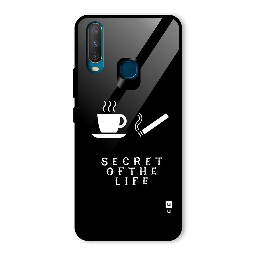 Secrate of Life Glass Back Case for Vivo U10
