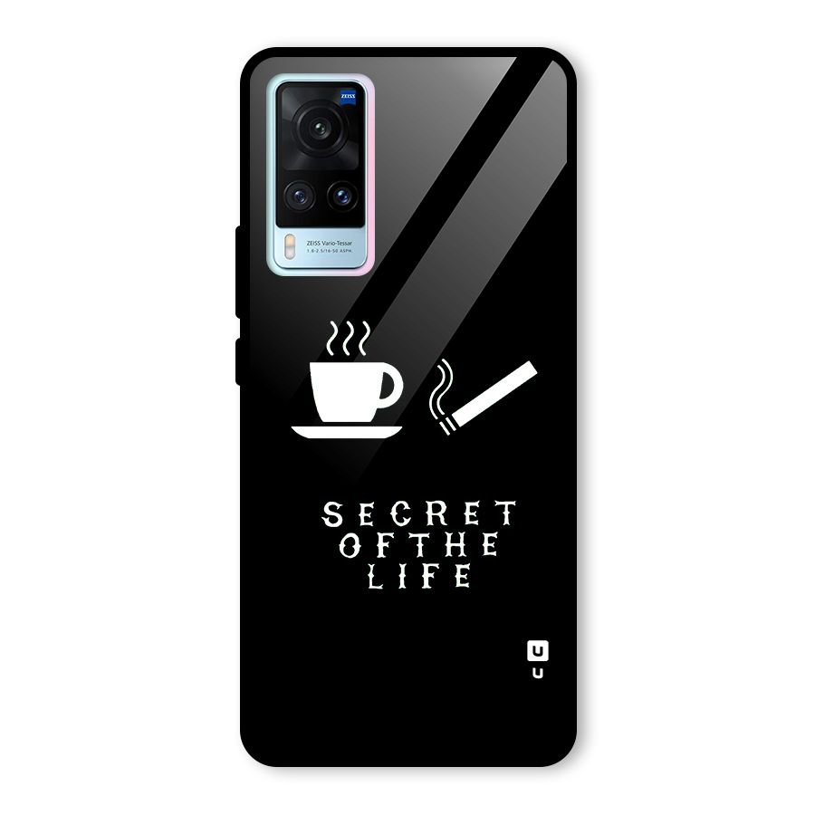 Secrate of Life Glass Back Case for Vivo X60