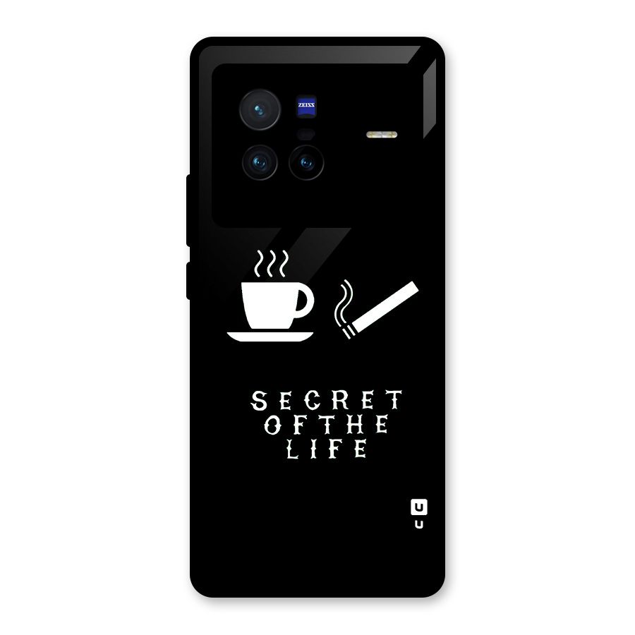 Secrate of Life Glass Back Case for Vivo X80