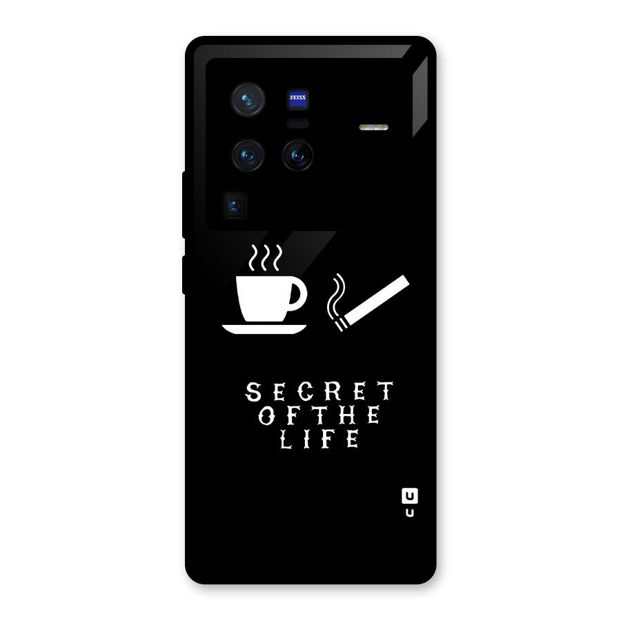 Secrate of Life Glass Back Case for Vivo X80 Pro