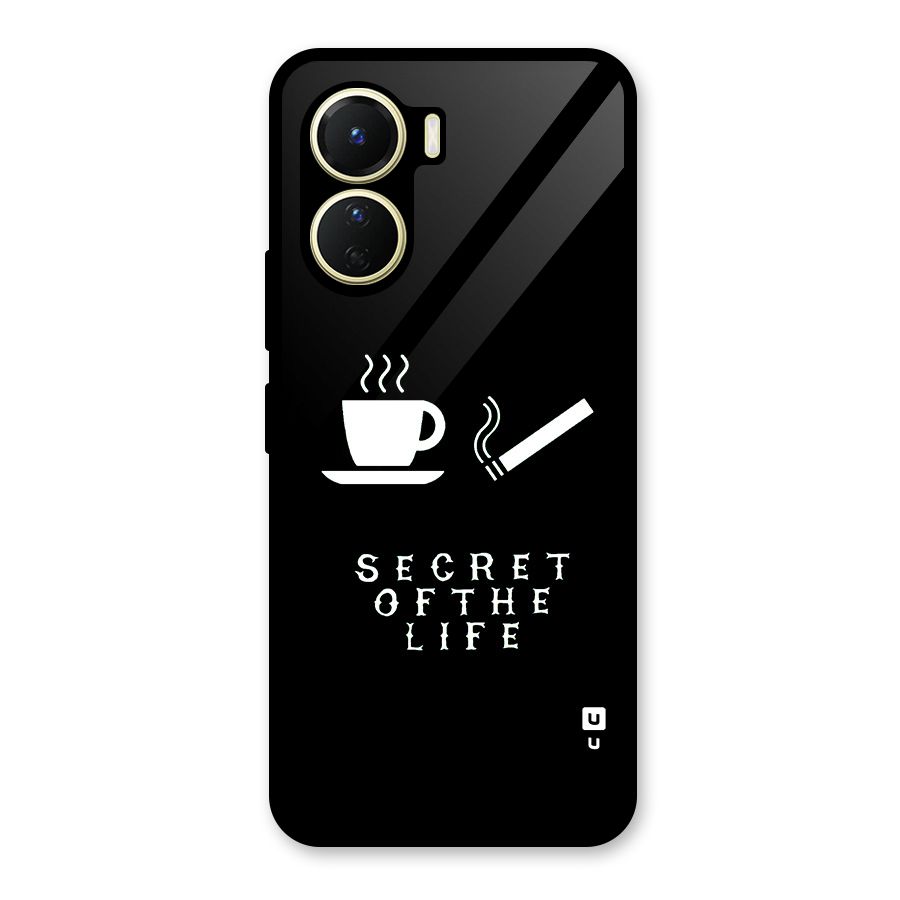 Secrate of Life Glass Back Case for Vivo Y16