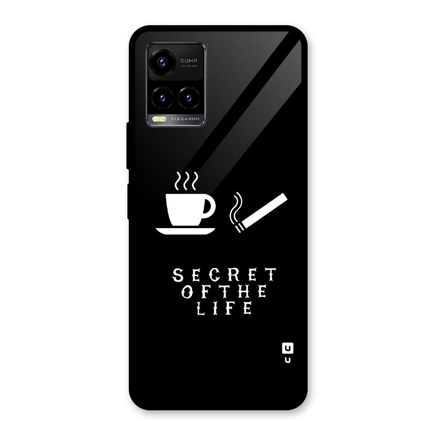 Secrate of Life Glass Back Case for Vivo Y21T