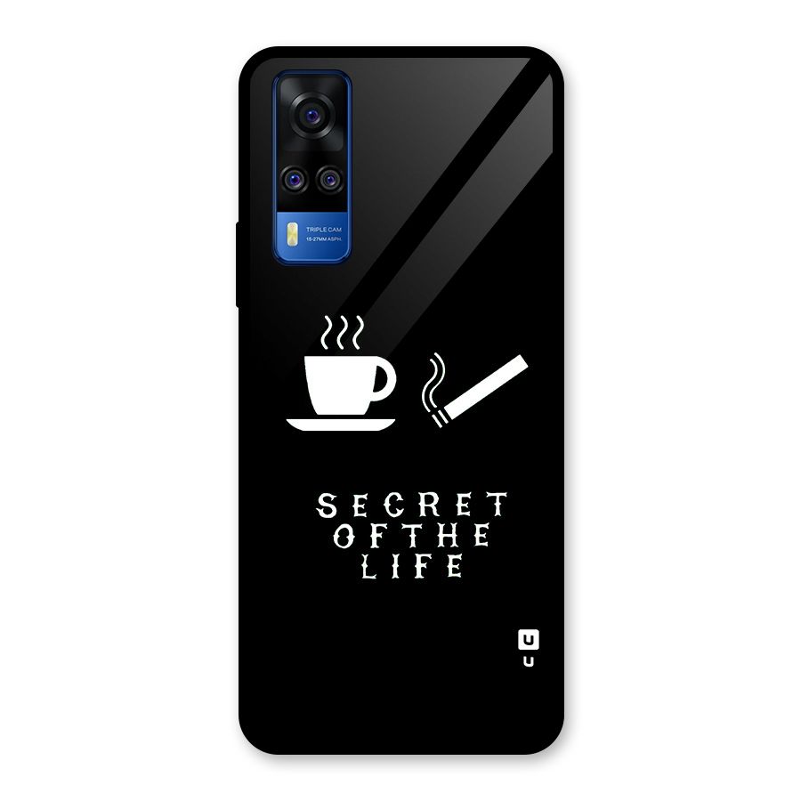 Secrate of Life Glass Back Case for Vivo Y31