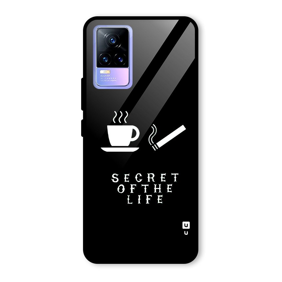Secrate of Life Glass Back Case for Vivo Y73