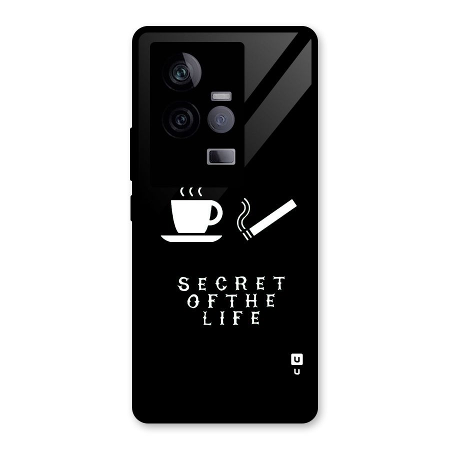 Secrate of Life Glass Back Case for Vivo iQOO 11 5G