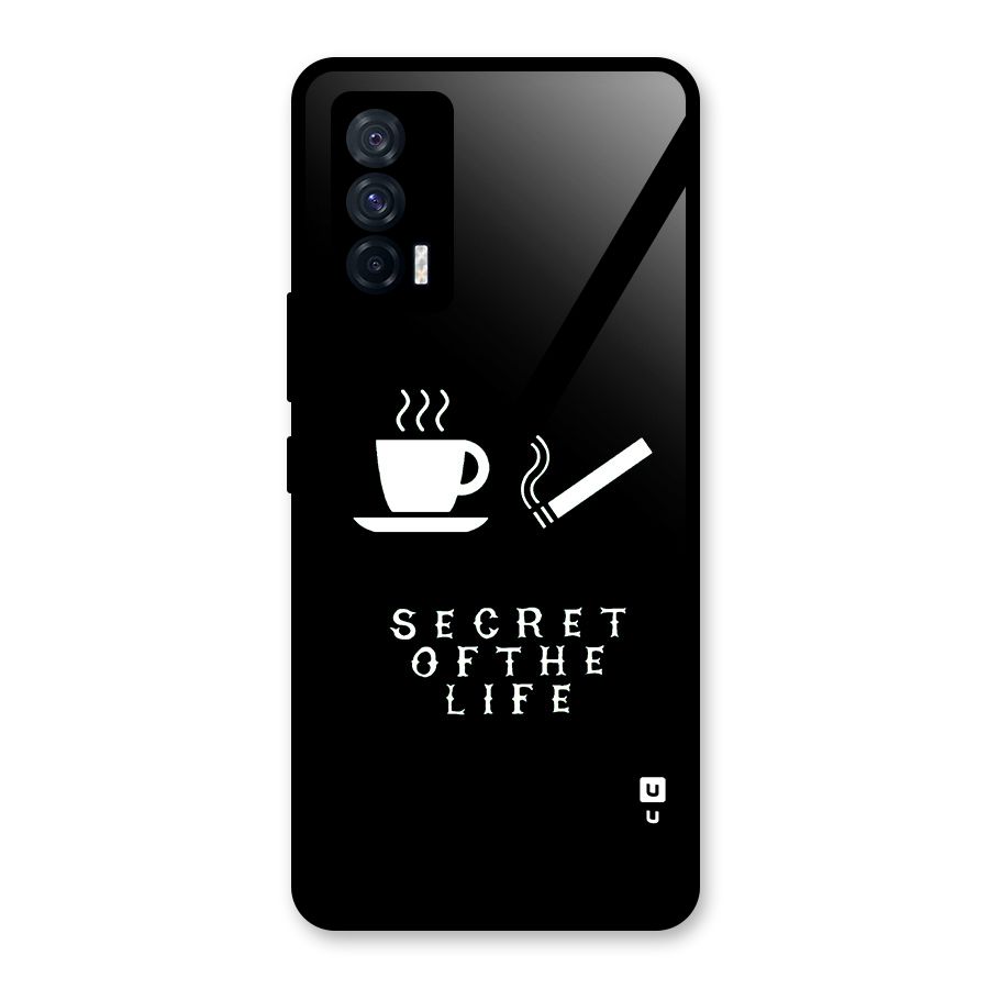 Secrate of Life Glass Back Case for Vivo iQOO 7 5G