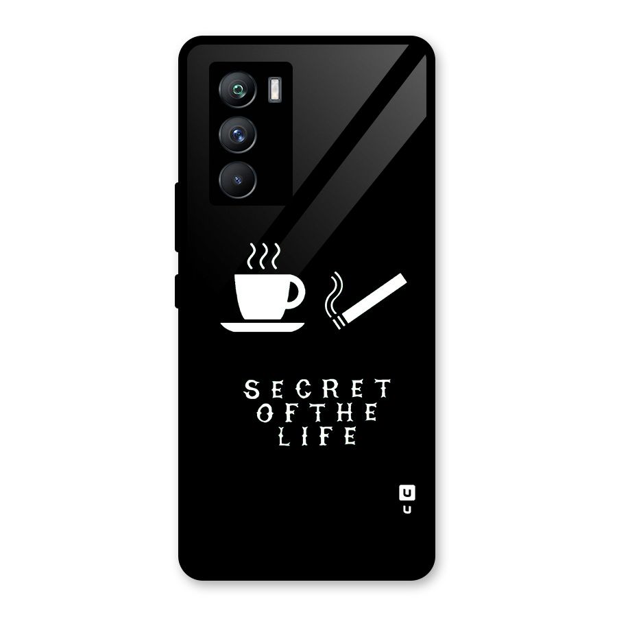 Secrate of Life Glass Back Case for Vivo iQOO 9 SE