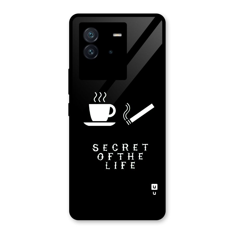 Secrate of Life Glass Back Case for Vivo iQOO Neo 6 5G