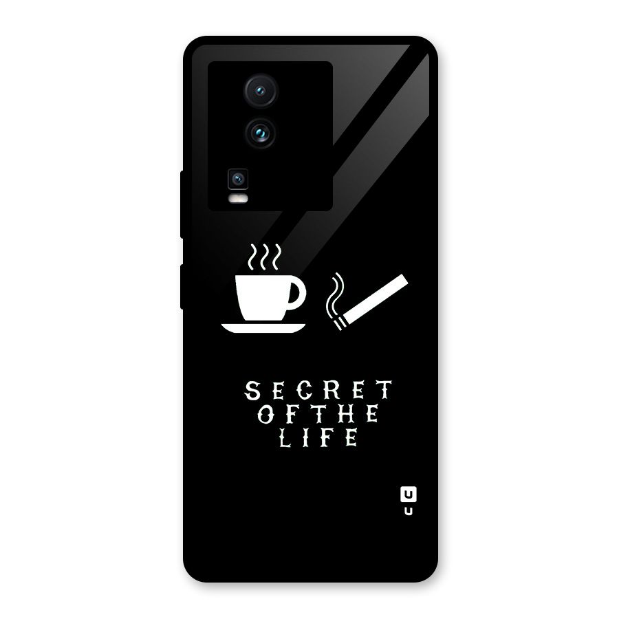 Secrate of Life Glass Back Case for Vivo iQOO Neo 7