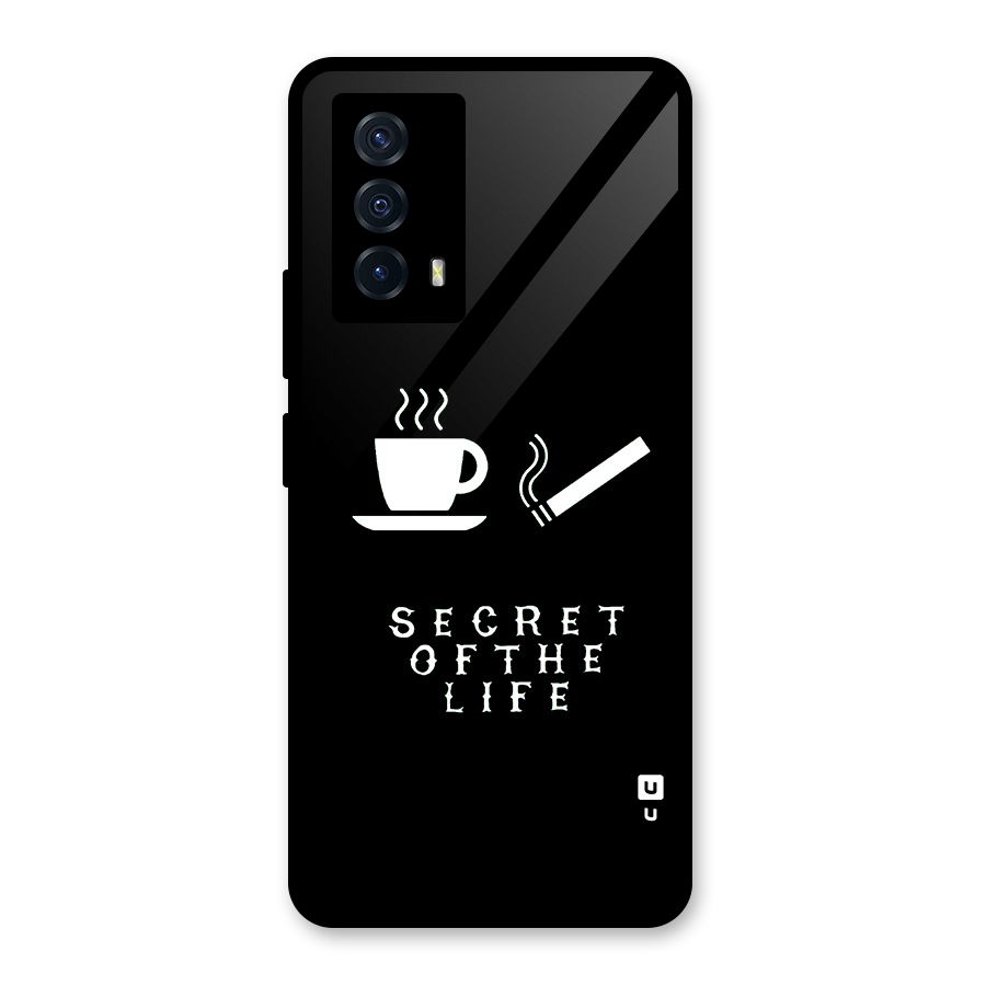 Secrate of Life Glass Back Case for Vivo iQOO Z5