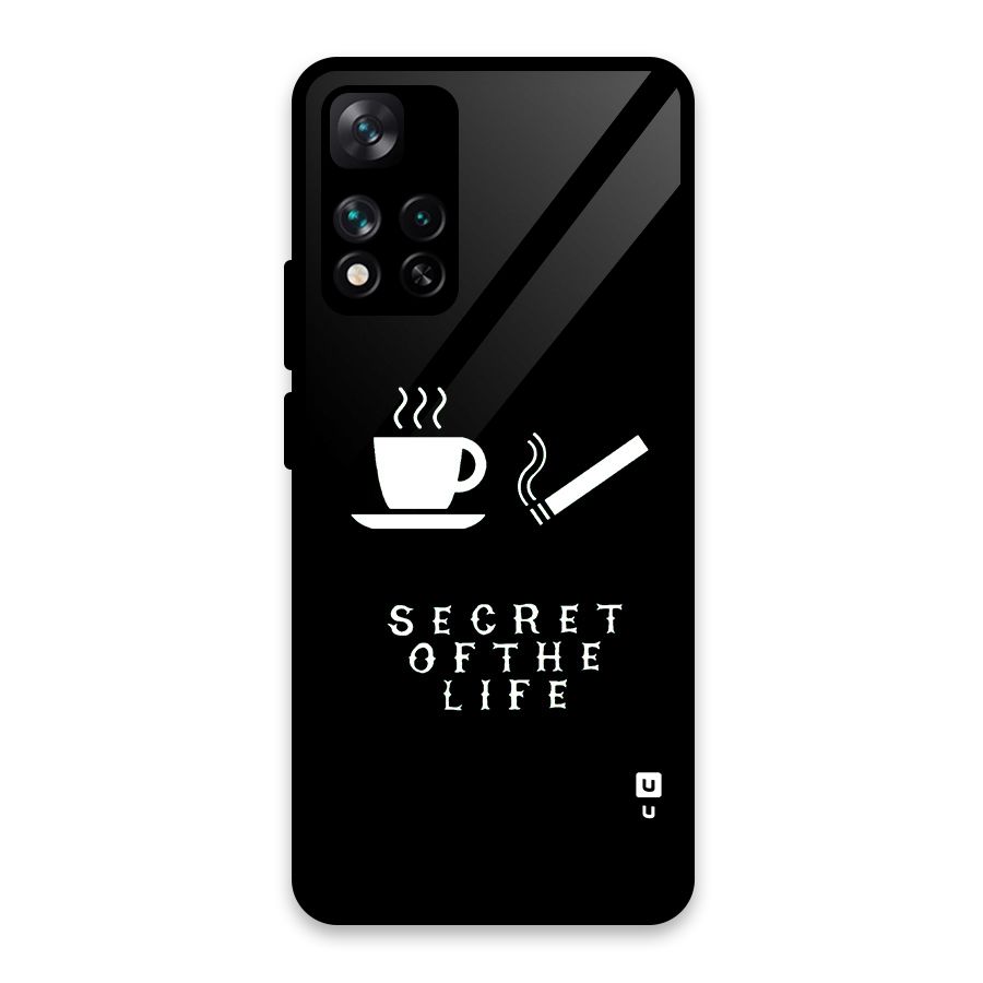 Secrate of Life Glass Back Case for Xiaomi 11i HyperCharge 5G