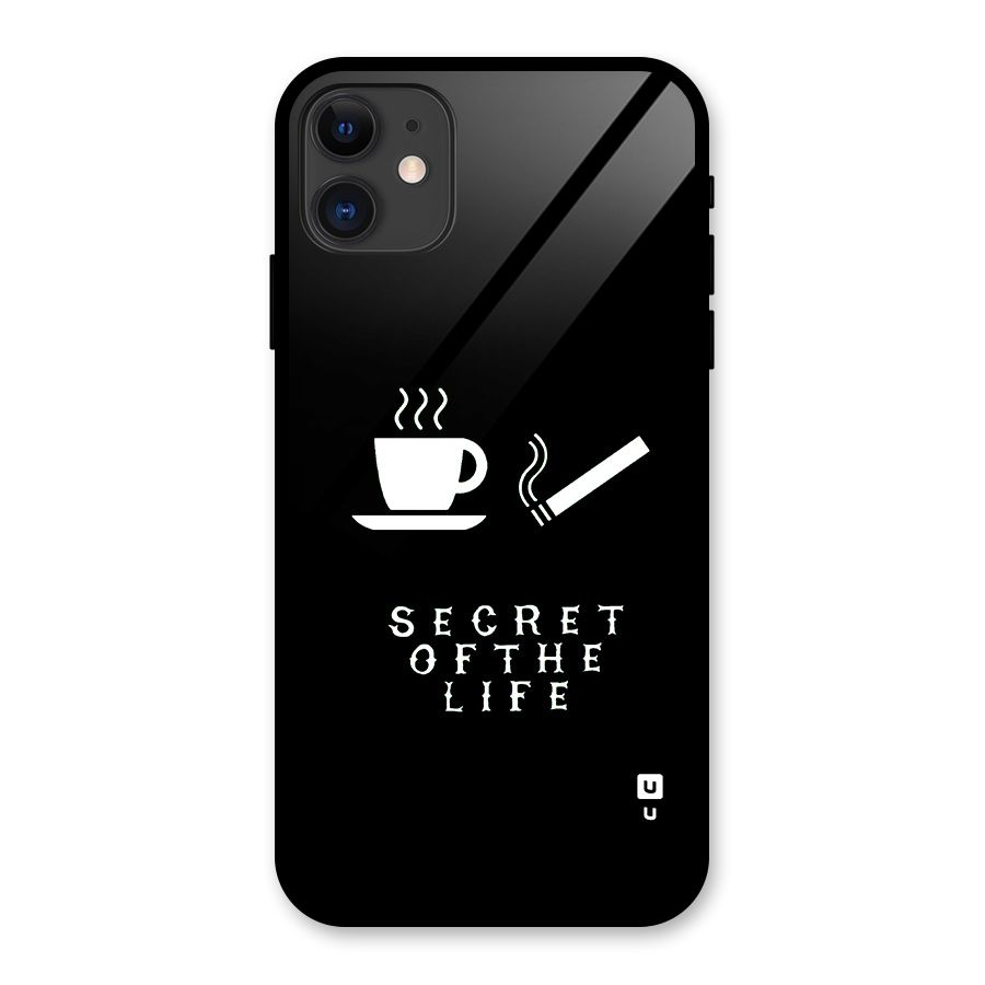 Secrate of Life Glass Back Case for iPhone 11