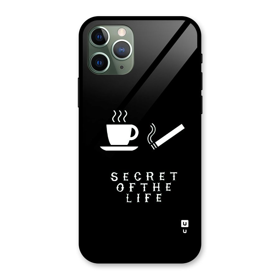 Secrate of Life Glass Back Case for iPhone 11 Pro