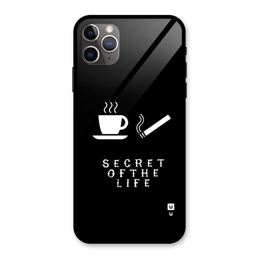 Secrate of Life Glass Back Case for iPhone 11 Pro Max