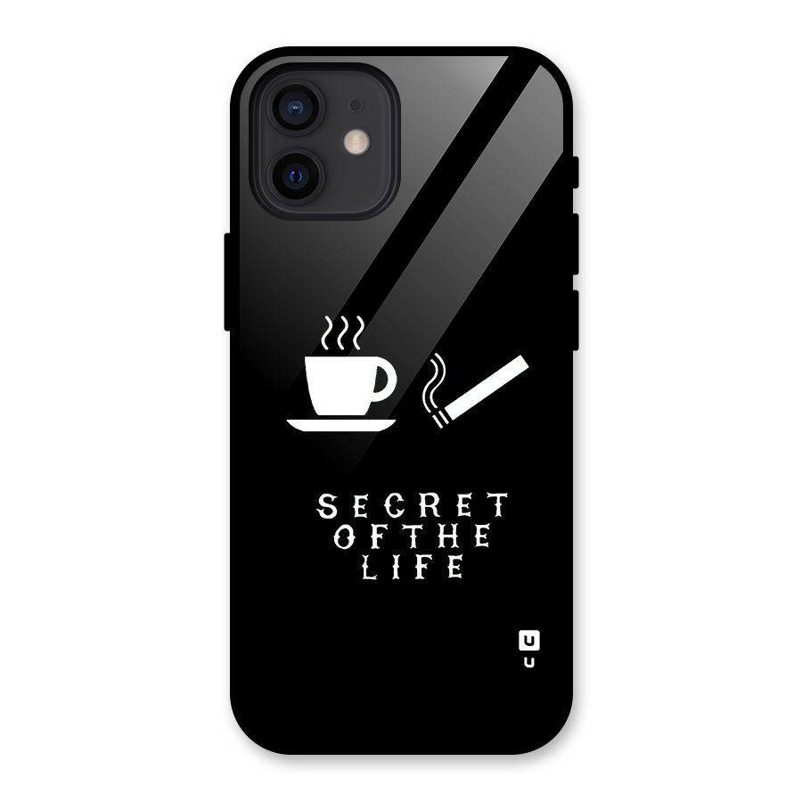 Secrate of Life Glass Back Case for iPhone 12