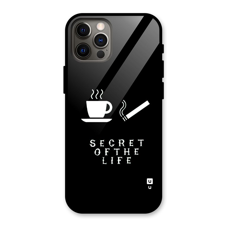 Secrate of Life Glass Back Case for iPhone 12 Pro