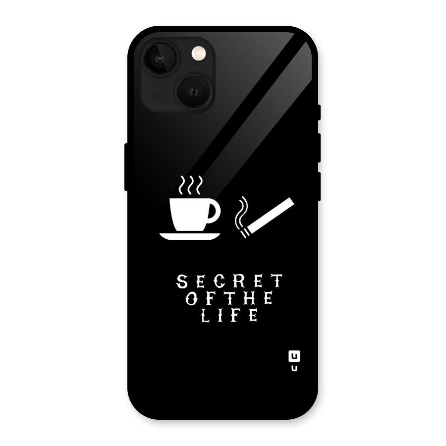 Secrate of Life Glass Back Case for iPhone 13