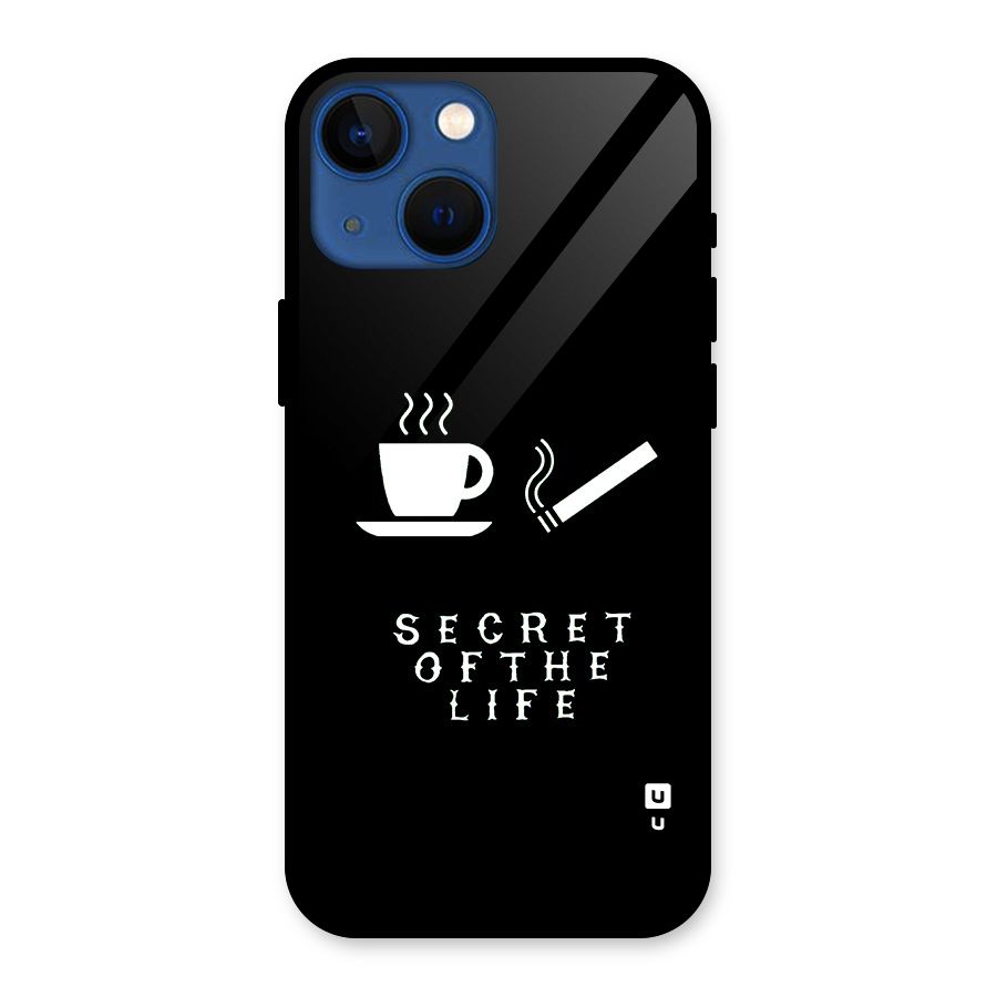 Secrate of Life Glass Back Case for iPhone 13 Mini