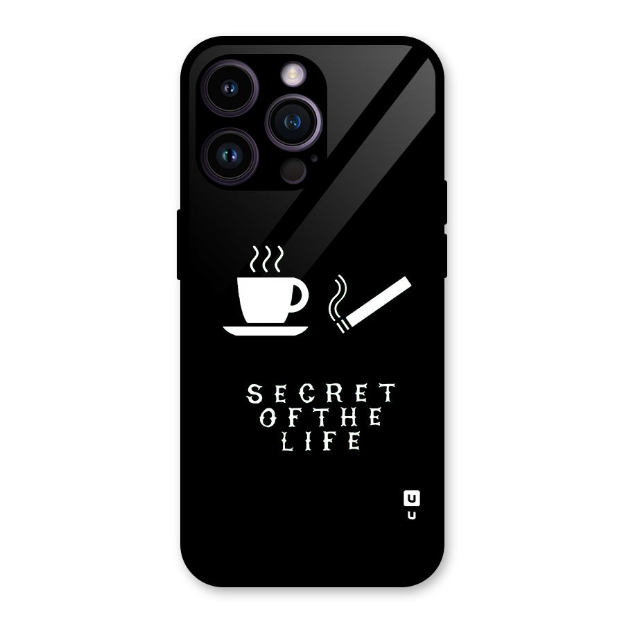 Secrate of Life Glass Back Case for iPhone 14 Pro Max