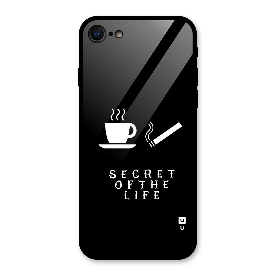 Secrate of Life Glass Back Case for iPhone 7