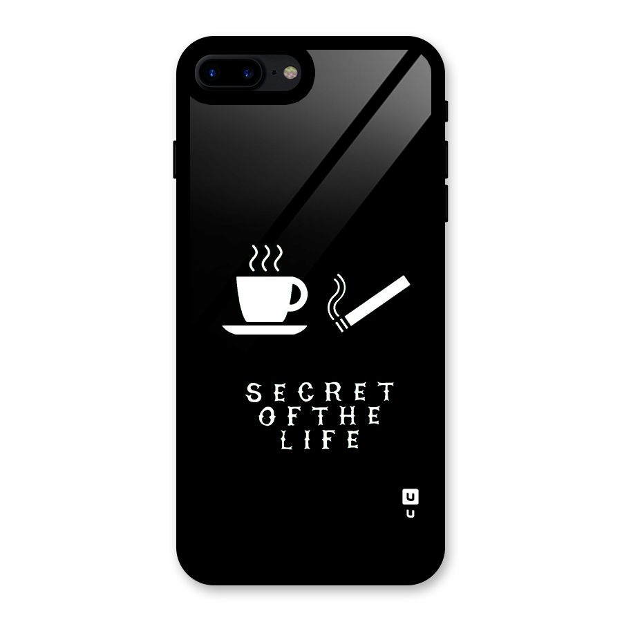 Secrate of Life Glass Back Case for iPhone 8 Plus