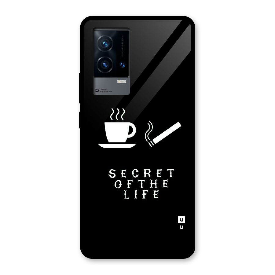 Secrate of Life Glass Back Case for iQOO 9 5G