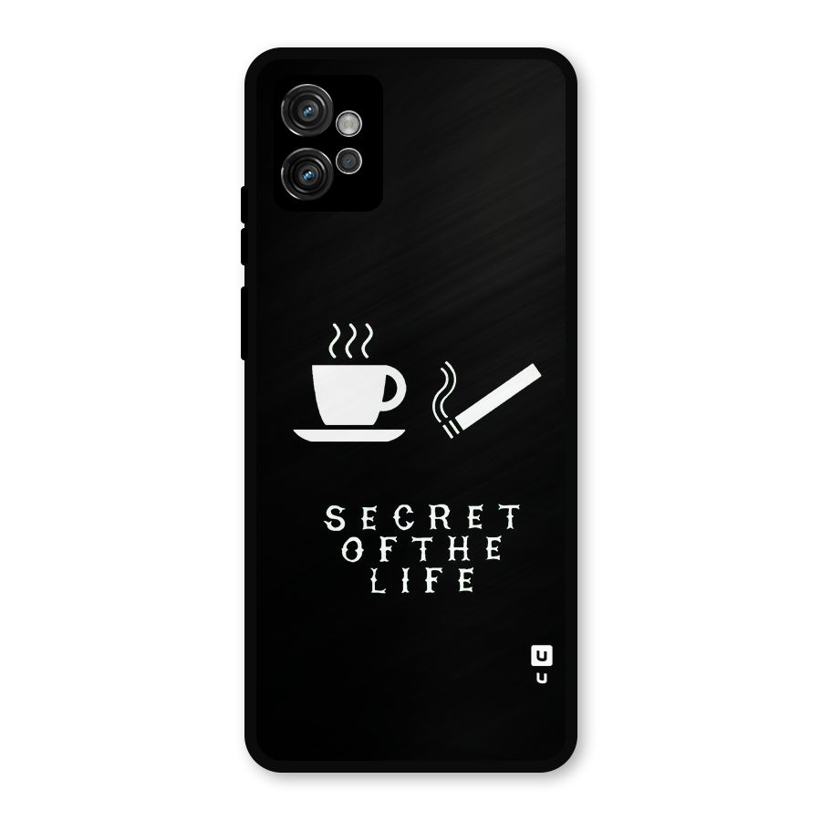 Secrate of Life Metal Back Case for Moto G32