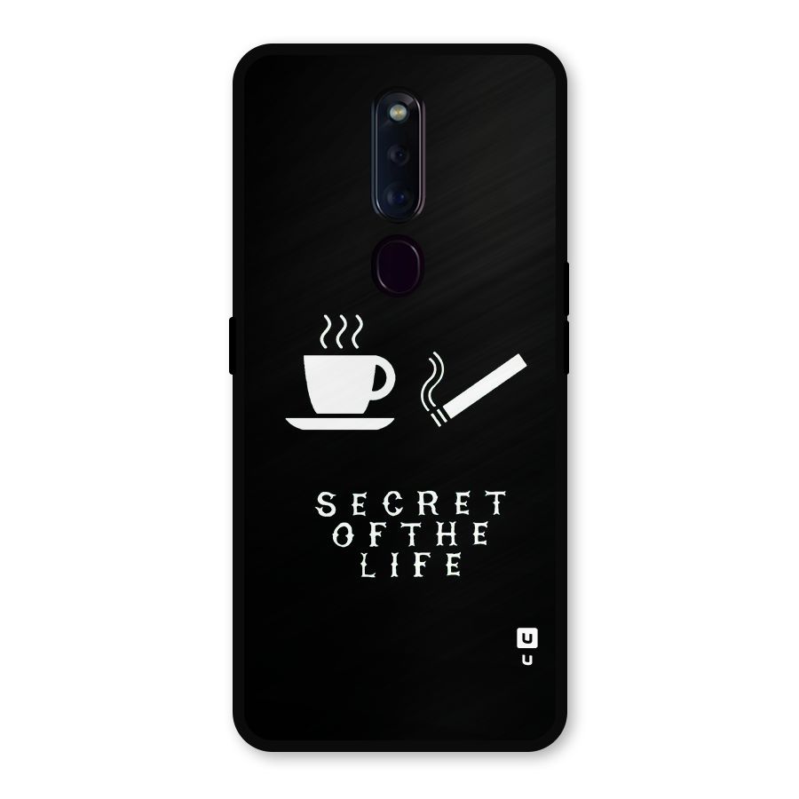 Secrate of Life Metal Back Case for Oppo F11 Pro