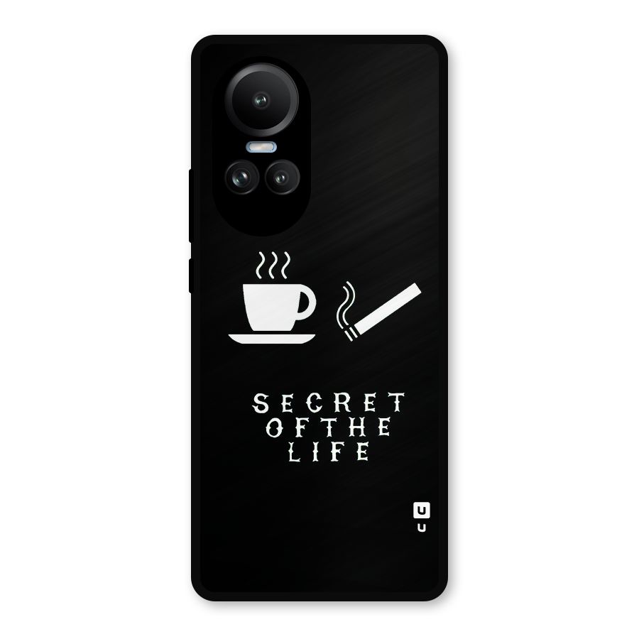 Secrate of Life Metal Back Case for Oppo Reno10