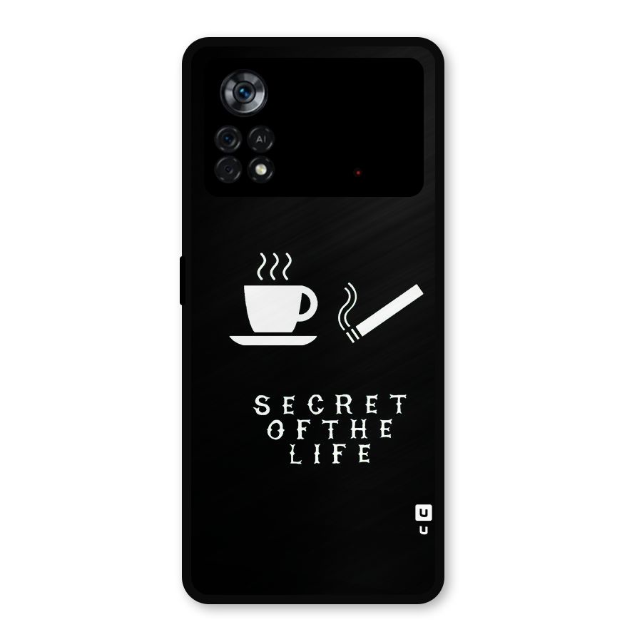 Secrate of Life Metal Back Case for Poco X4 Pro 5G