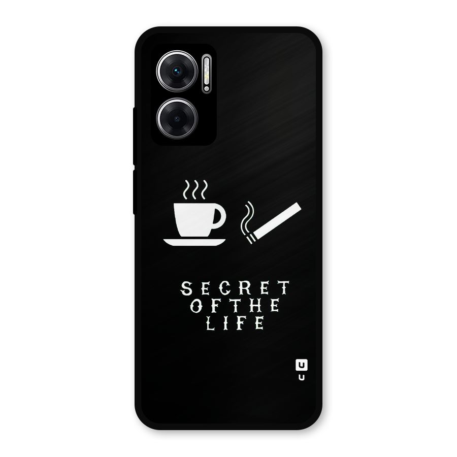 Secrate of Life Metal Back Case for Redmi 11 Prime 5G