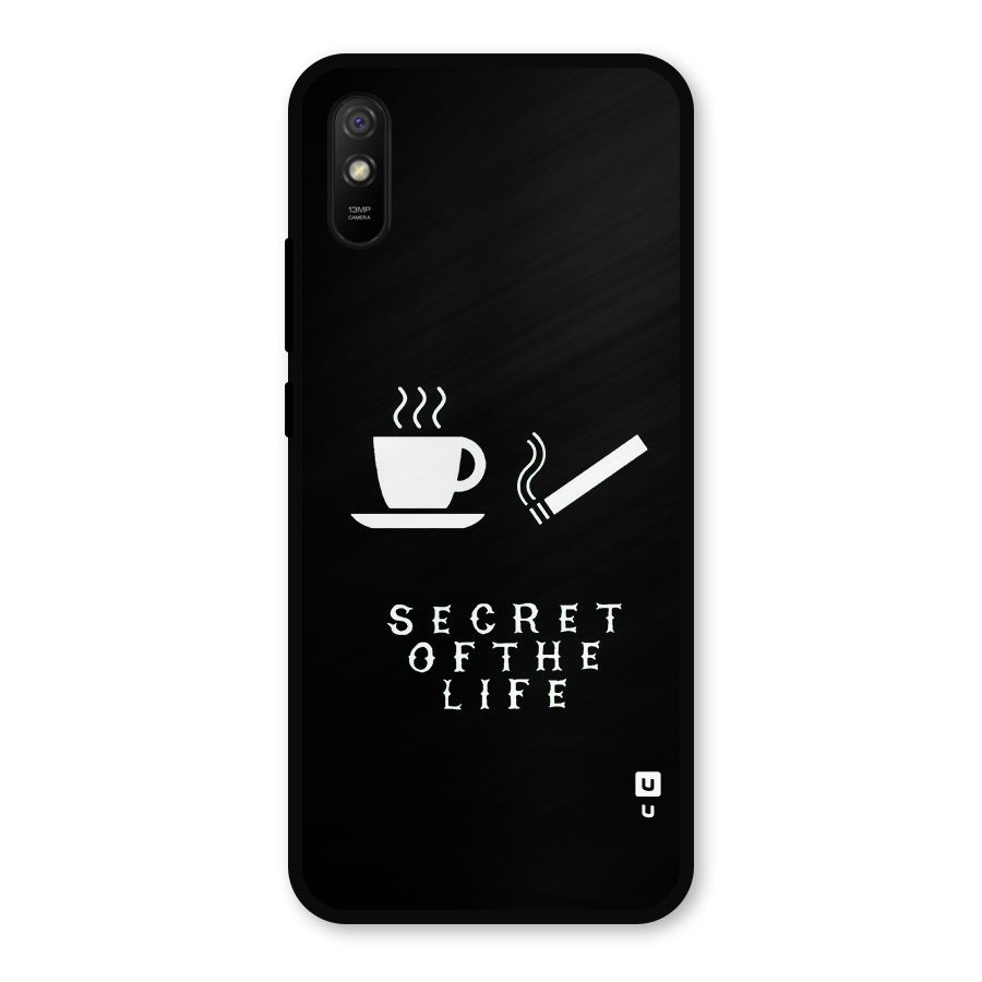 Secrate of Life Metal Back Case for Redmi 9a
